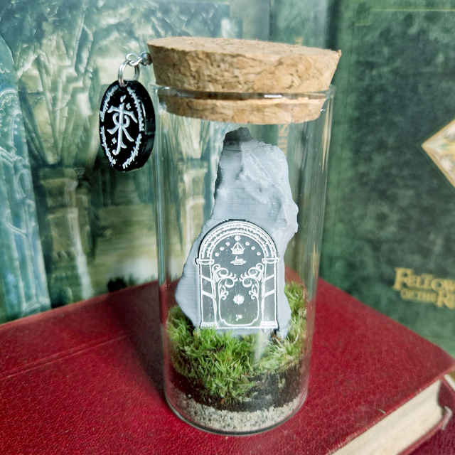 Durin's Door Moria Terrarium Bottle