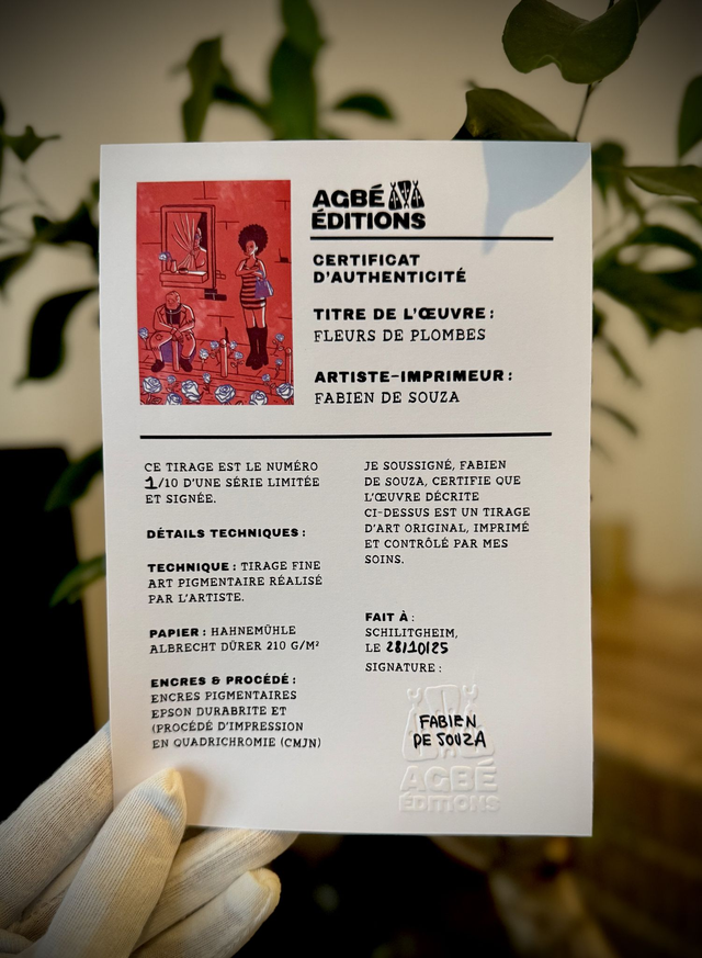 Tirage d'Art "Fleurs de PLOMBES" A3 - Édition Limitée