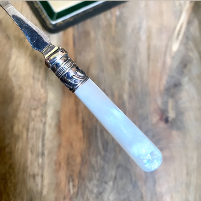 Duo en nacre années 30