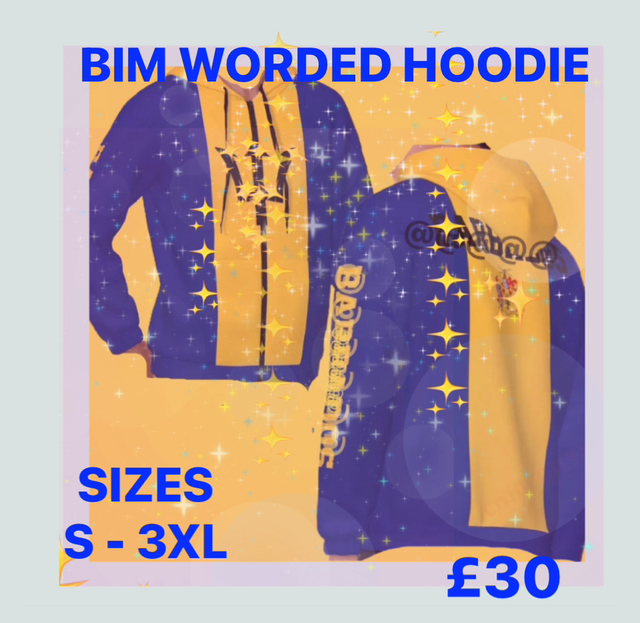 🇧🇧BIM KDC - WORDED HOODIE