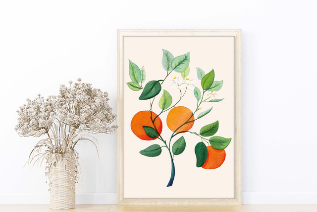 Illustration Print - Oranger