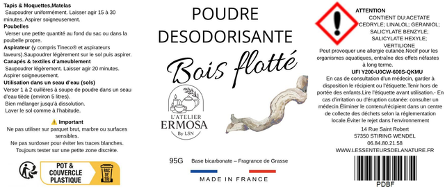 Poudre bois flotté