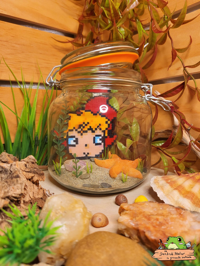 Fille poisson en quête d'aventures