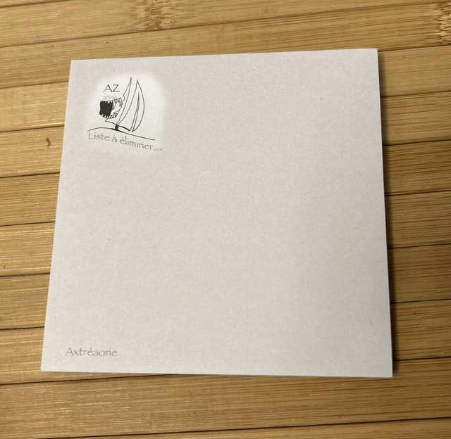 Bloc-notes AZ