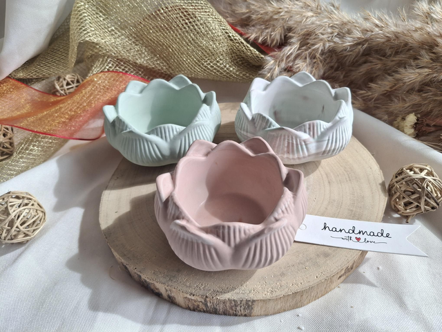 teelichthalter Lotusblume