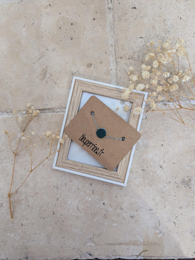 Bracelet vert émeraude