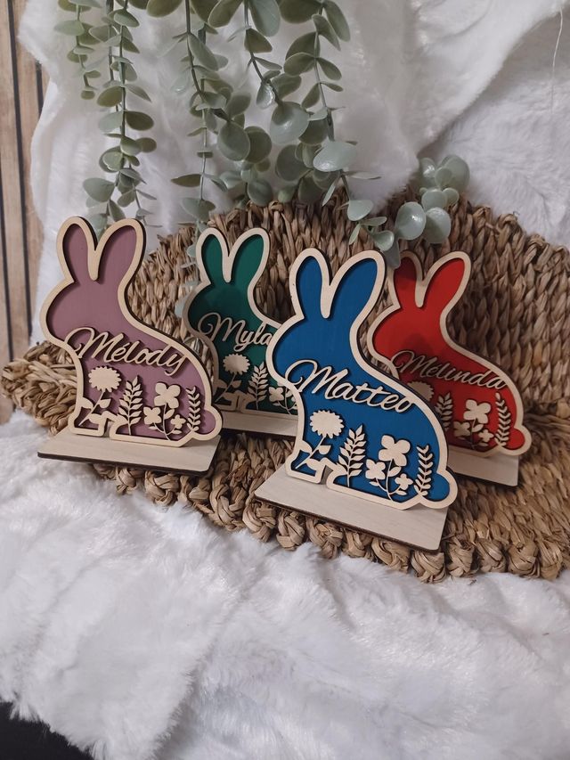 Les p'tits lapins fleuris