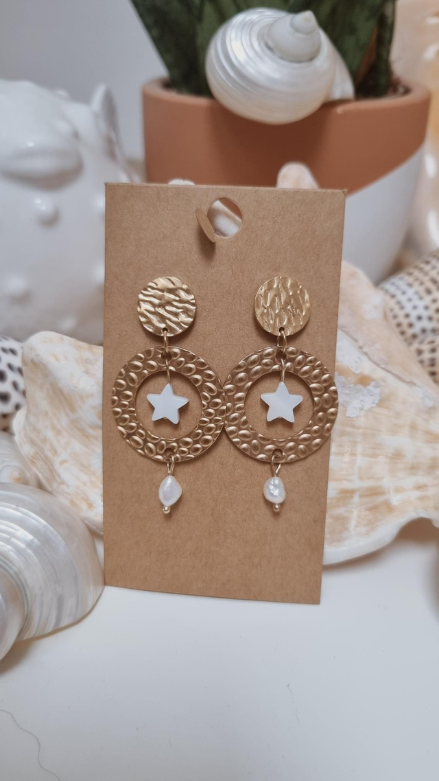 Boucles d'oreilles étoile 