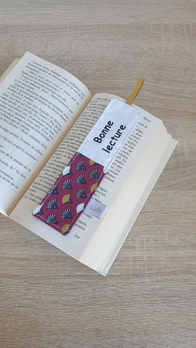 Marque pages bonne lecture éventail 