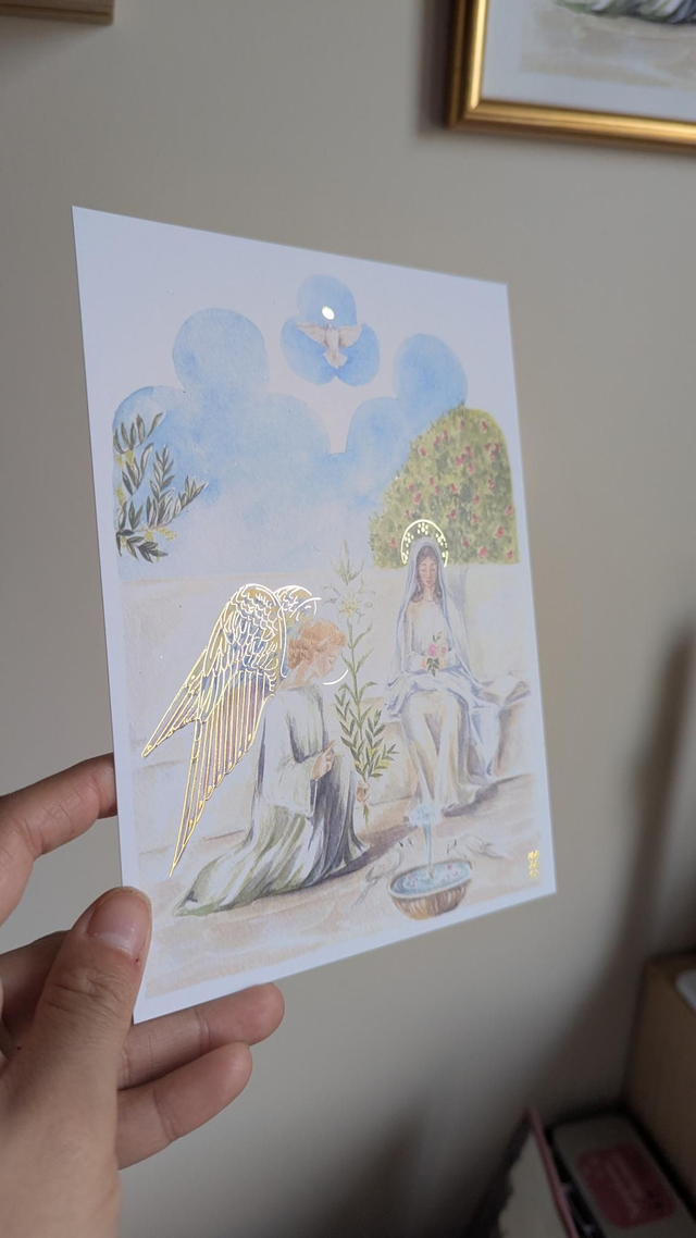 Annonciation reproduction à encadrer 