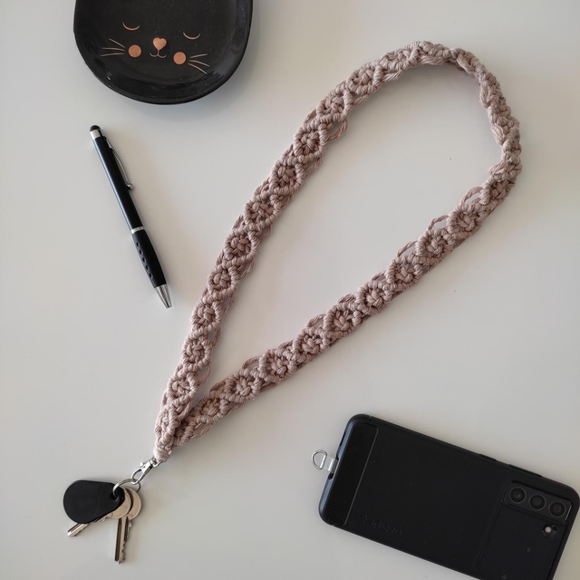 Tour de cou en macramé