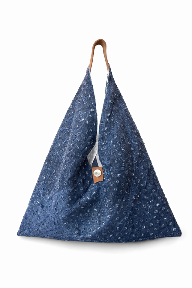 Sac Origami Bleu Brut