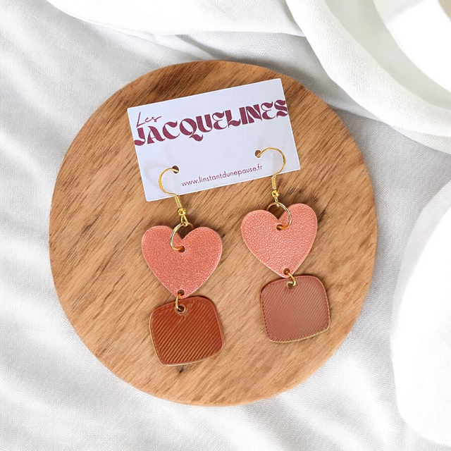 Boucles d’oreilles "Rose Gold"