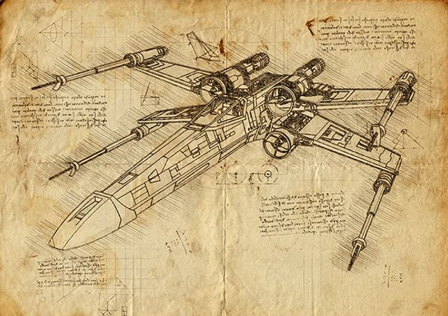 X-Wing daVinci edizione limitata 25/25