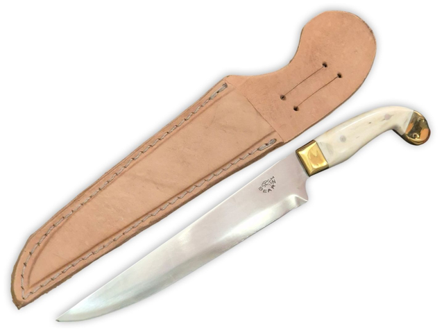 Faca Churrasco Bearzi Sorocabana 8 Pol Aço Inox Cabo Osso