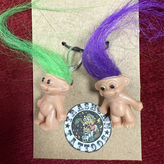 Troll Silver Earrings 