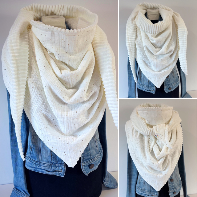 Maxi Chèche Happy confettis écru 