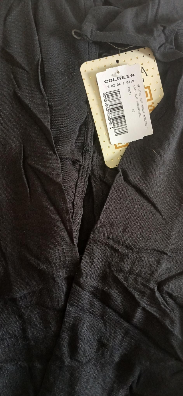 Vestido com Manga Morcego e Saia com Transpasse | Moda Colmeia