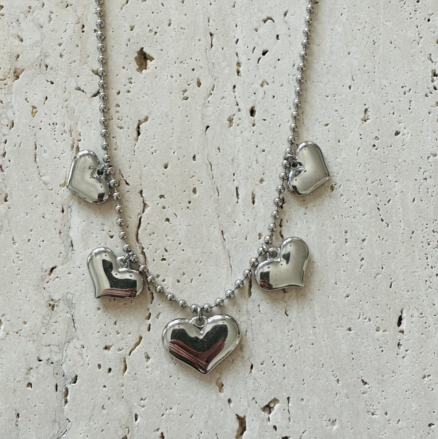 Ketting hartjes 