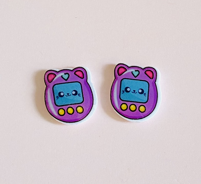 Boucles d’oreilles Tamagotchi