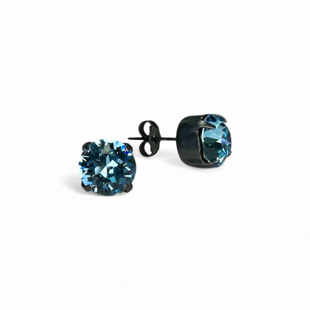 Ohrstecker KLASSIK SMALL Aquamarine Blau