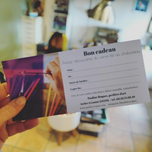 Atelier initiation au verre filé - 2 heures