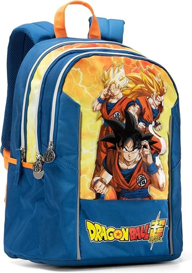 Zaino Organizzato Dragon Ball SUPER Ufficiale Panini Scuola 2023/2024 NUOVO
