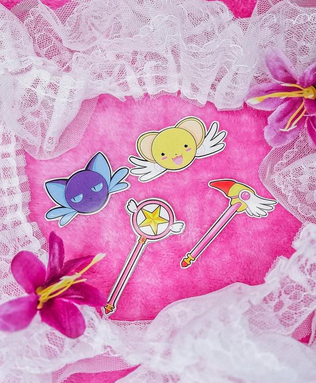 Clow Power Pack (x4) - Sakura Card Captor - Pegatinas