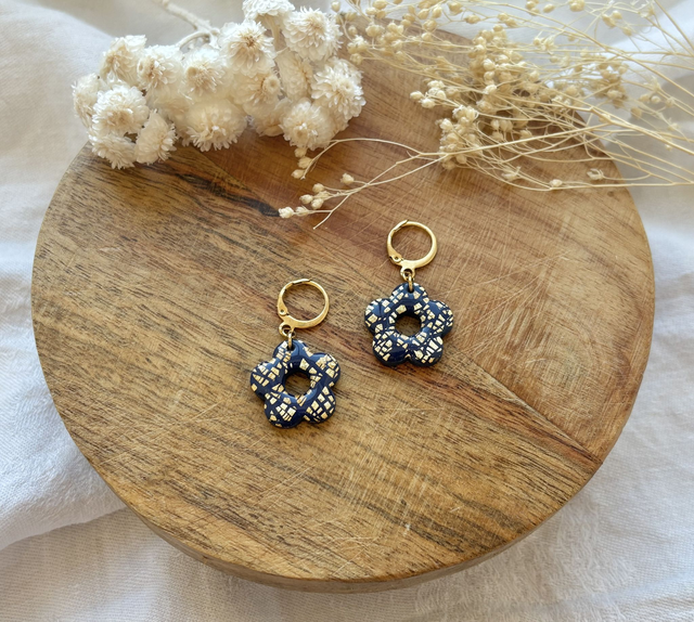 PETITE FLEUR - bleu marine