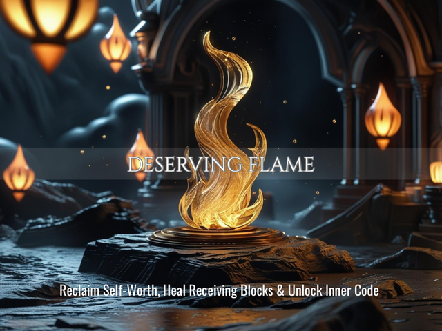 Deserving Flame | Reclaim Self-Worth, Heal Receiving Blocks &amp; Unlock Inner Code | Same Day Delivery