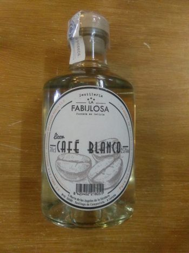 Licor Café Blanco. La Fabulosa
