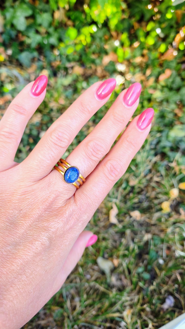 Bague Azur Lapis lazuli