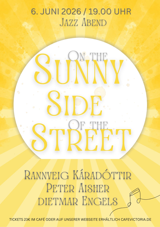 On The Sunny Side Of The Street 06.06.26 Konzertticket