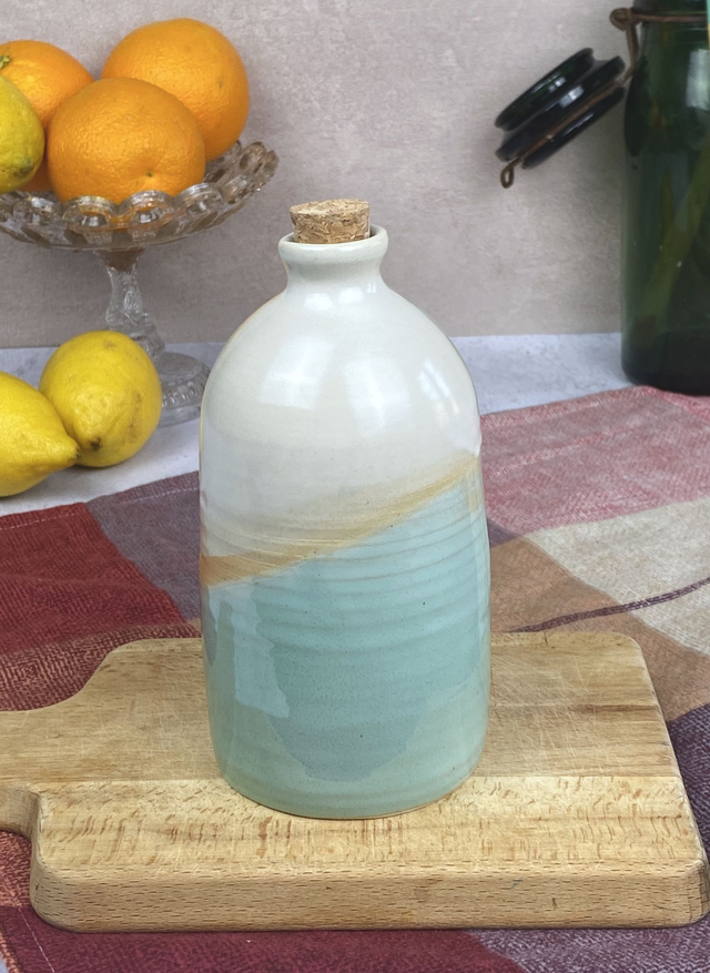 Bouteille _ Blanc & lagon