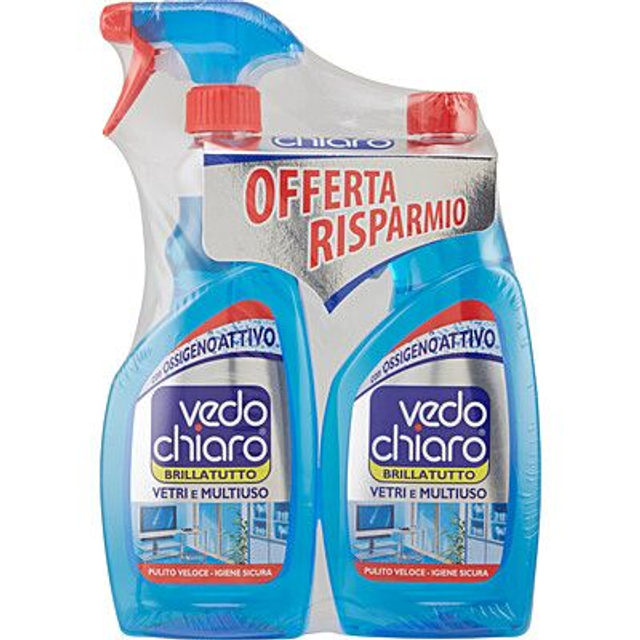 VEDOCHIARO VETRI E MULTIUSO SPRAY+RICARICA