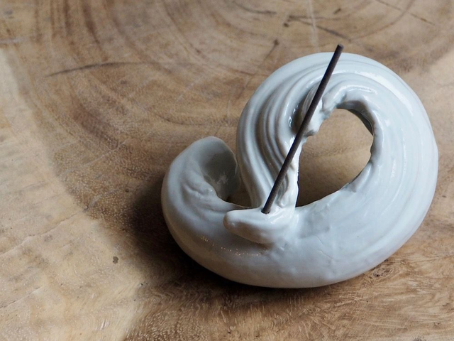 Kutani Incense Holder KAZE