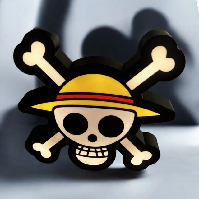  Lampe 3D One Piece LED - Embarque pour Grand Line avec cette lampe unique ! 