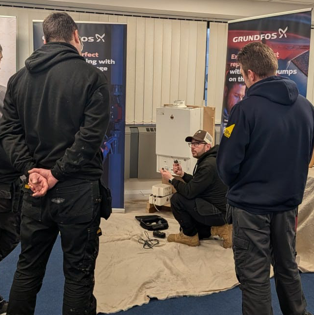 24th February 2026 Edenbridge TN86HF wiring course at Grundfos