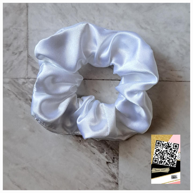 Chouchou, scrunchie en satin