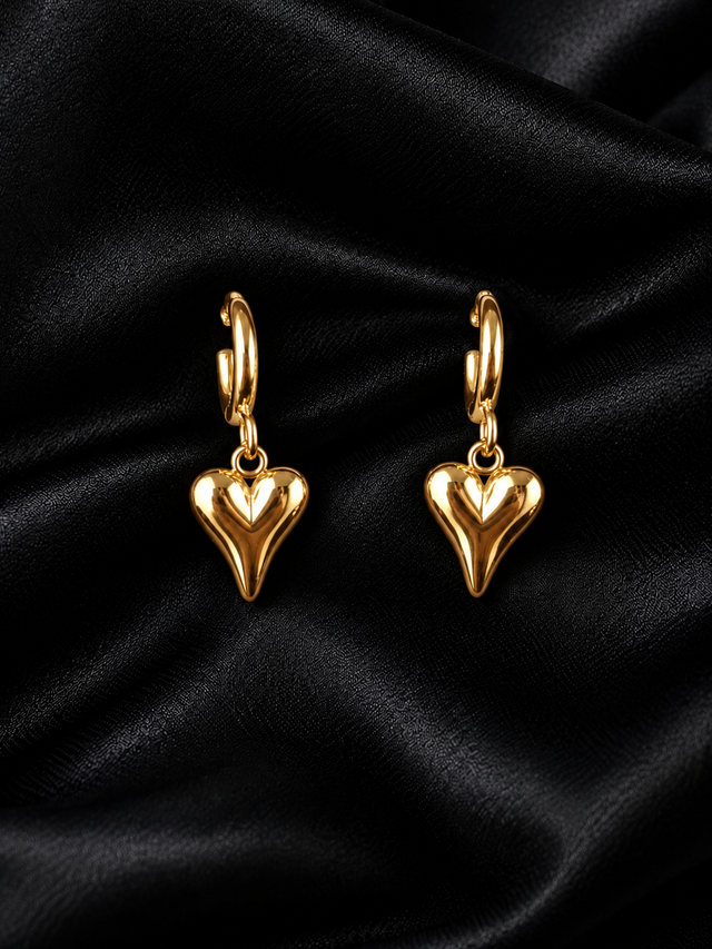 Mini-Créoles Dame de Coeur Doré