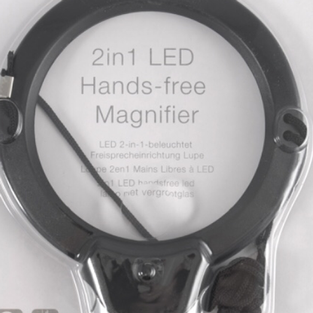 PURElite: Magnifier: Illuminated: Hands-Free: 2-in-1: LED