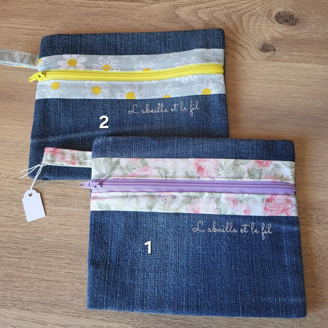 Pochette à soufflet- fleurs 🌸 