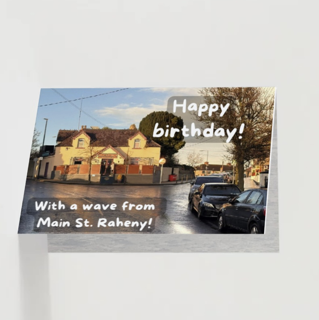 Birthday Card with Main Street
