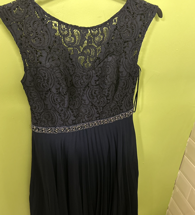 BHS - Navy Party Dress - Size 10 - RRP £95 - 845