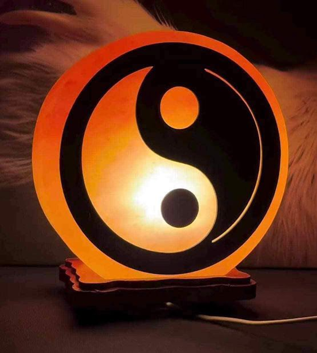 Lampe de Sel Yin Yang