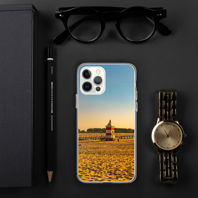  Cover per iPhone in silicone Lighthouse sunrise 