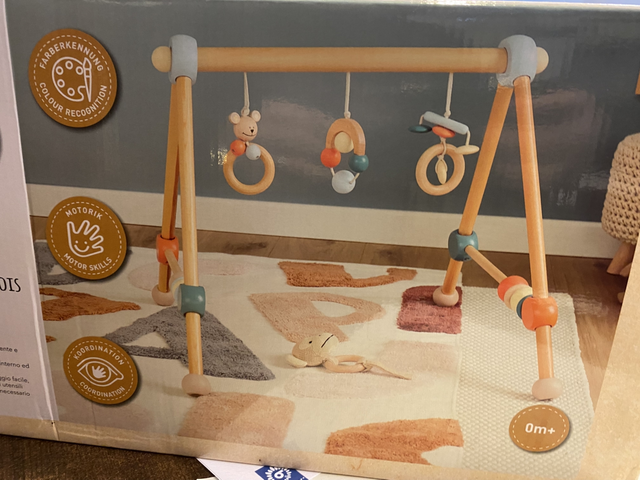 Spielbogen, Activity Gym aus Holz/ bieco