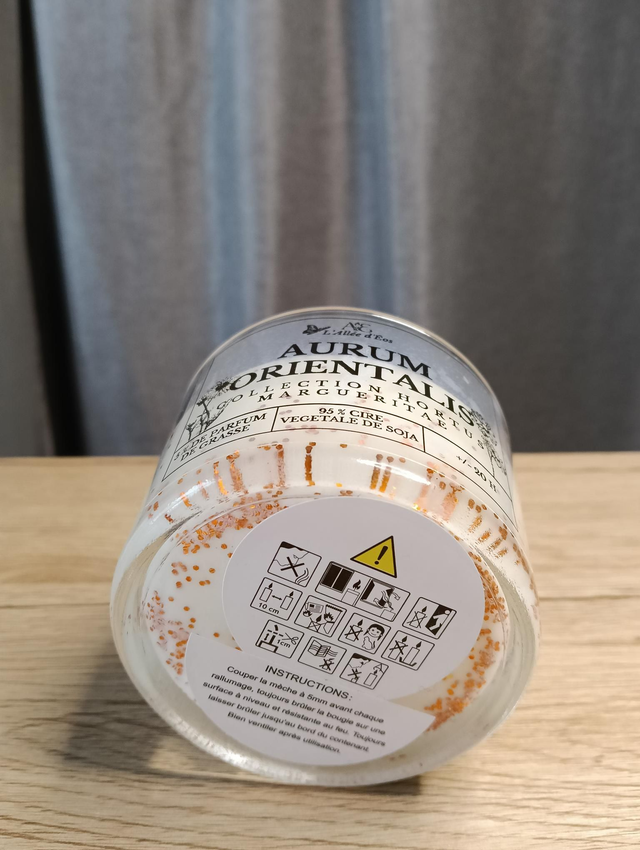 Bougie Aurum Orientalis - Parfum romance à Dubaï