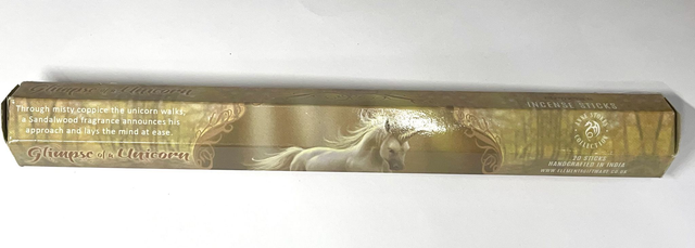Anne Stokes Incense Sticks - Glimpse of Unicorn (Sandalwood) 