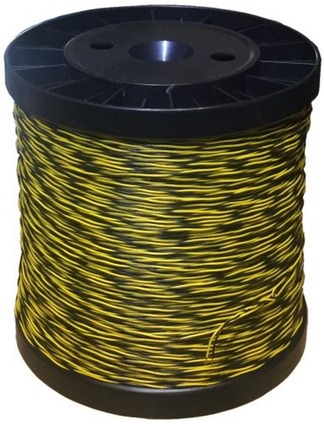 Zündleitung Kupferdraht 2farbig 2-adrig 500m Rolle